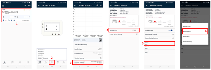 การตั้งค่าเครื่อง TR7A2 เชื่อมต่อ WiFI ด้วย T&D Thermo App